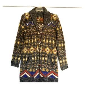 Free People Mascot Tiger Cardigan Sweater